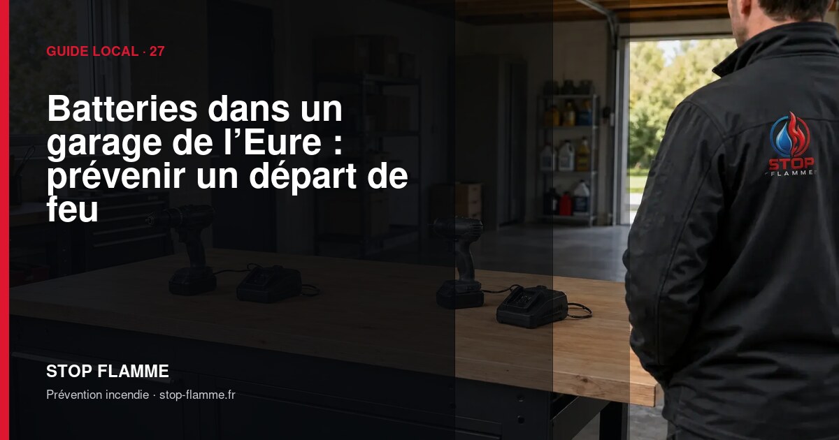 Carte du guide : Batteries dans un garage de l’Eure : prévenir un départ de feu