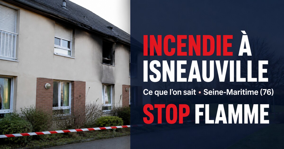 Carte de l’article : Incendie à Isneauville : ce que l’on sait du feu dans la résidence autonomie