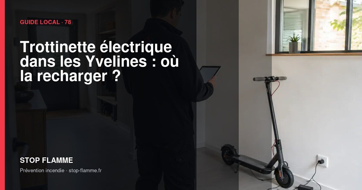 Carte du guide : Trottinette électrique dans les Yvelines : où la recharger ?